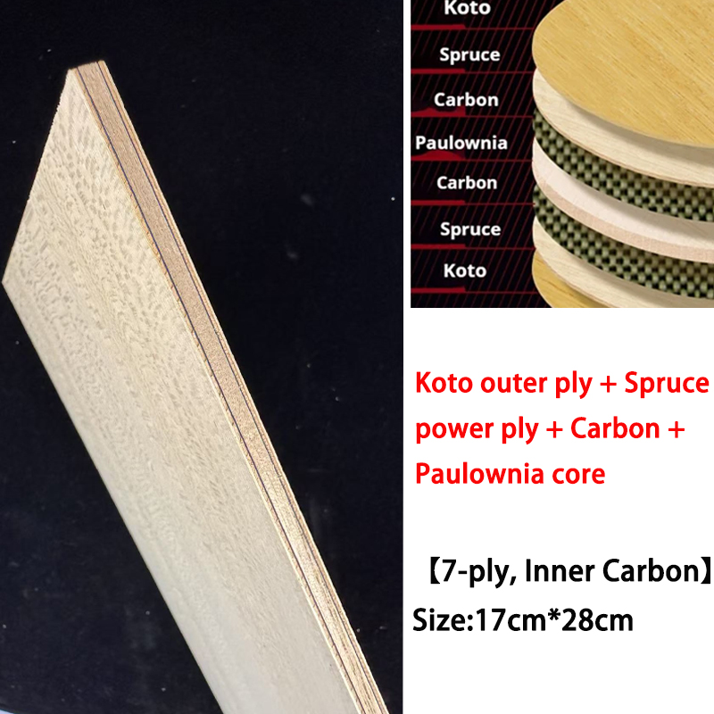Table Tennis Edge - Koto DIY Table Tennis Blade Wood