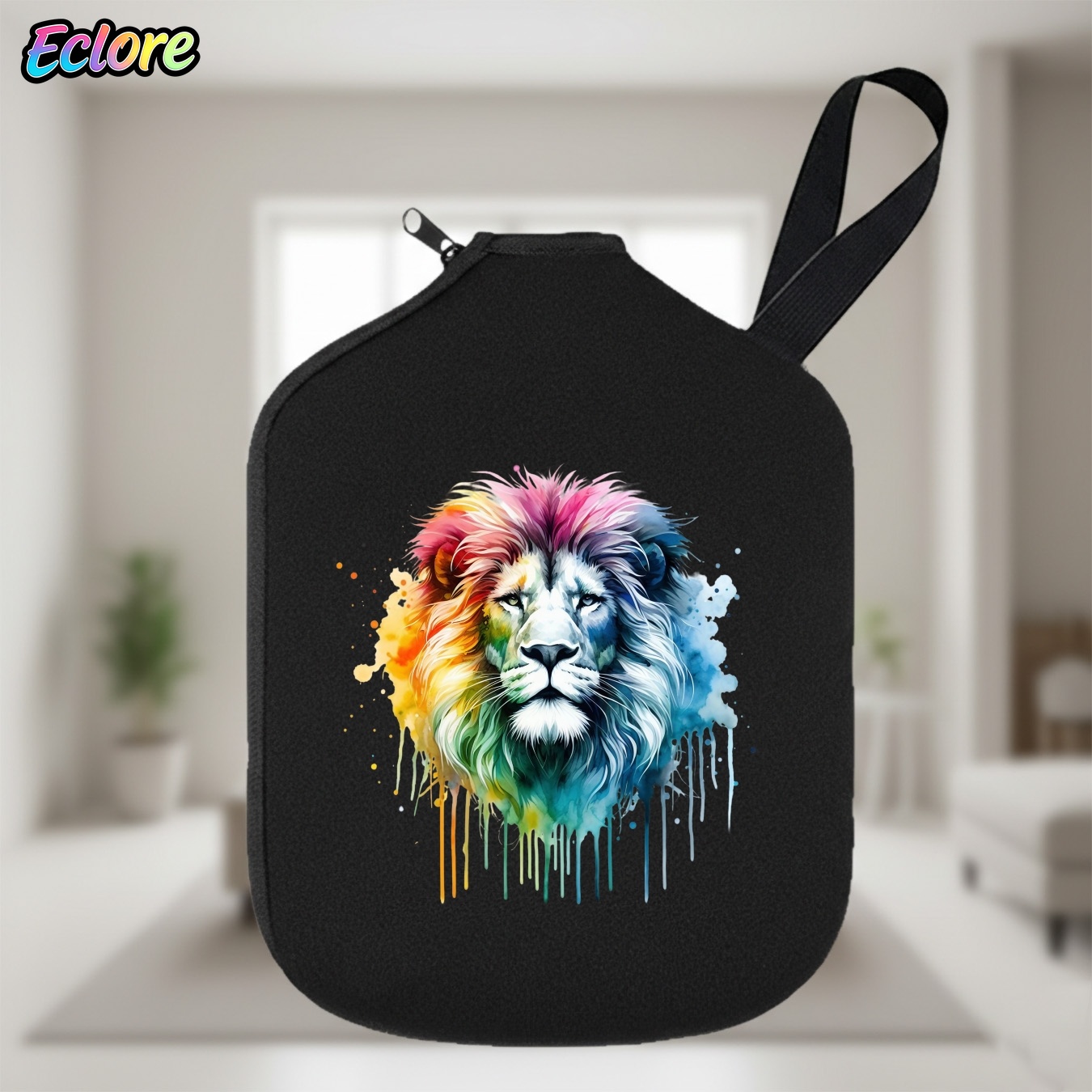 Colorful Watercolor Lion Head  - Table Tennis Table recension och pris