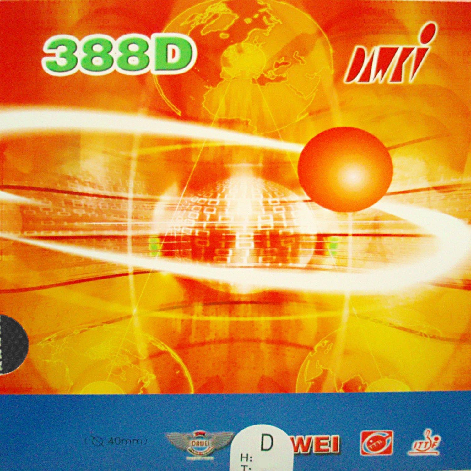 Original dawei 388D strange lo - Table Tennis Defense recension och pris