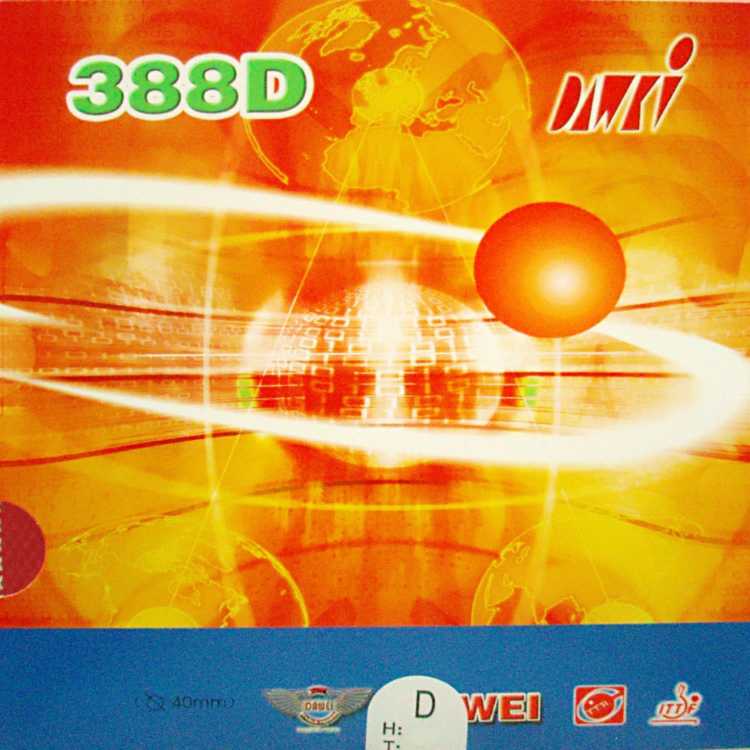 Original dawei 388D strange lo - Table Tennis Defense recension och pris