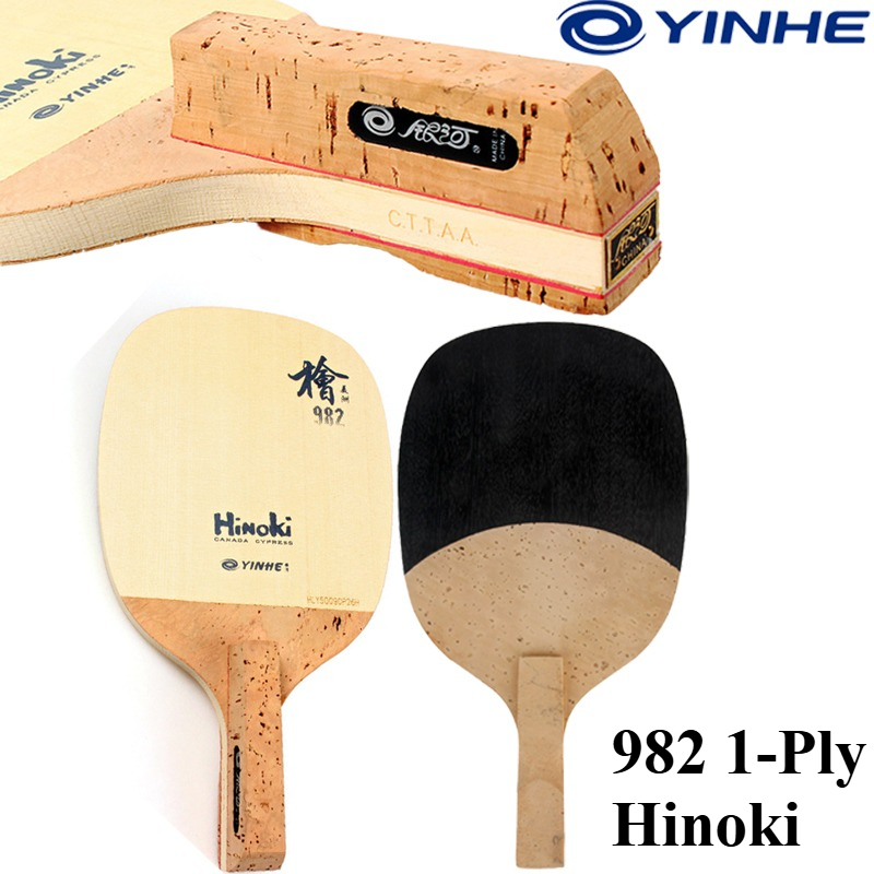 YINHE 982 1-Ply Solid Hinoki T - Table Tennis Blades recension och pris