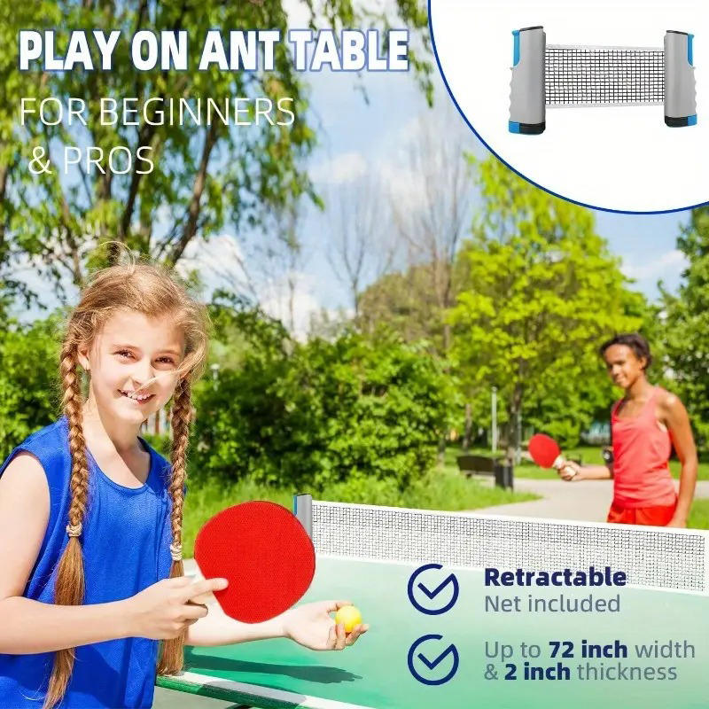 Retractable Table Tennis Net A - Table Tennis Post recension och pris