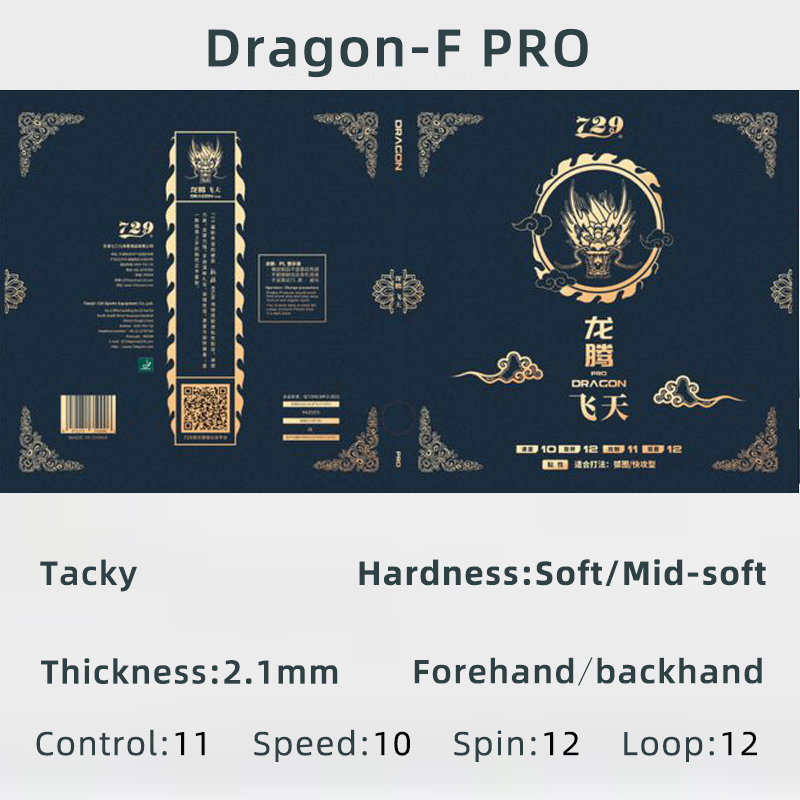 Friendship 729 Dragon F PRO L  - Table Tennis Pro recension och pris