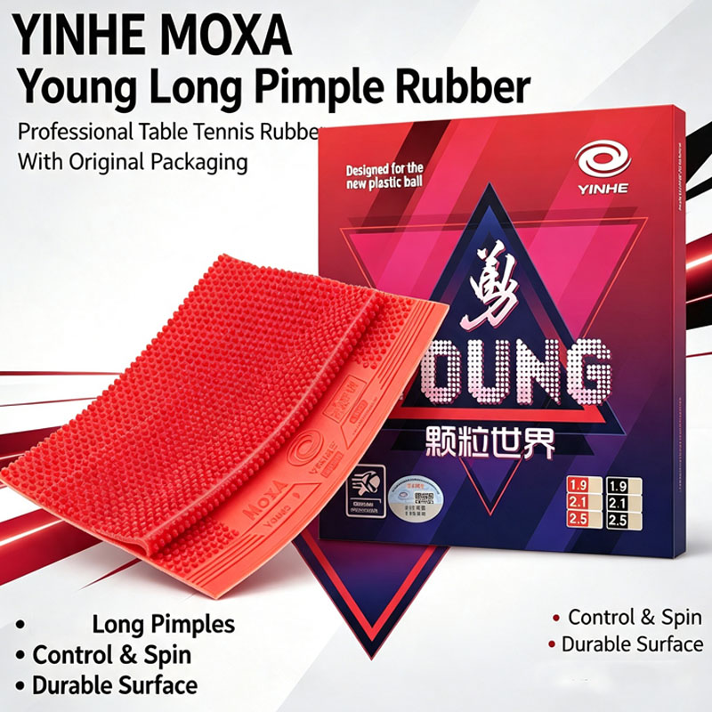 Original YINHE YOUNG Long Pips - Table Tennis Defense recension och pris