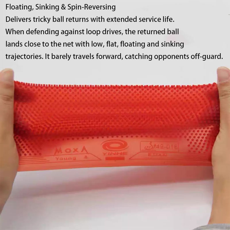 Original YINHE YOUNG Long Pips - Table Tennis Defense recension och pris